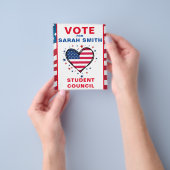 Stem op het President van de klas: HART Flyer (Hand)