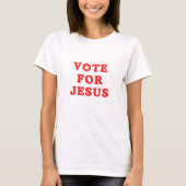 Stem op het T-shirt van Jezus (Voorkant)