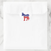 Stem op Hillary Democraat Hart Sticker (Tas)
