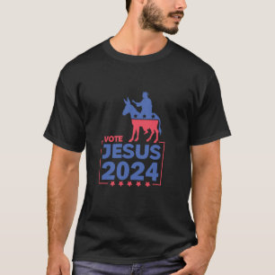 Stem op Jezus in 2024 Amerikaanse verkiezingen sat T-shirt