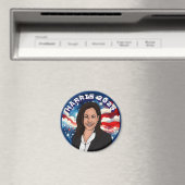Stem op Kamala Harris 2024 Magneet (Insitu (Vaatwasser))