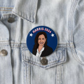 Stem op Kamala Harris 2024 Ronde Button 7,6 Cm (In situ)