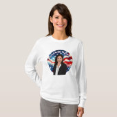 Stem op Kamala Harris 2024 T-shirt (Voorkant volledig)