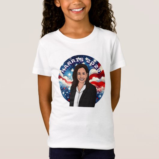 Stem op Kamala Harris 2024 T-shirt (Voorkant)