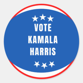 Stem op Kamala Harris cirkel sticker