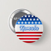 Stem op Kamala Harris USA Vlag Gepersonaliseerde t Ronde Button 5,7 Cm (Voorkant /achterkant)