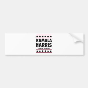 Stem op Kamala Harris voor President Blue Election Bumpersticker