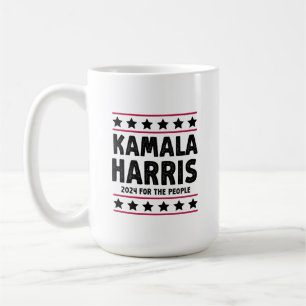 Stem op Kamala Harris voor President Blue Election Koffiemok