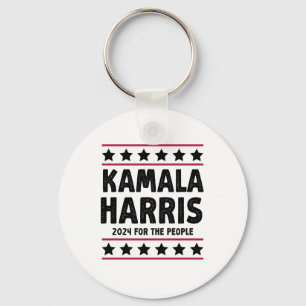 Stem op Kamala Harris voor President Blue Election Sleutelhanger