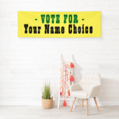 Stem op kandidatenbanner spandoek (Insitu)