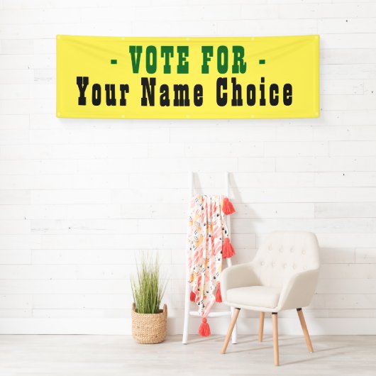 Stem op kandidatenbanner spandoek (Insitu)