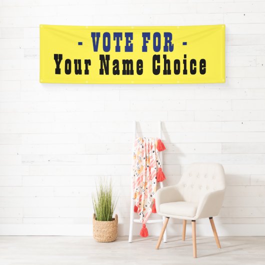 Stem op kandidatenbanner spandoek (Insitu)