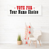 Stem op kandidatenbanner spandoek (Insitu)