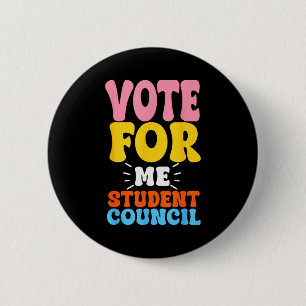 Stem Op Mij Leerlingenraad Jeugd Koele School Verk Ronde Button 5,7 Cm