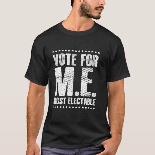 Stem op mij meest verkiesbare Studentenraad klasse T-shirt (Voorkant)