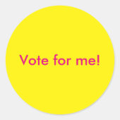 Stem op mij Stickers (Voorkant)