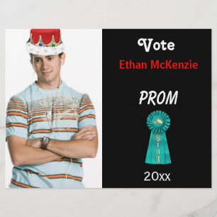 Stem op mij voor Prom King (Aqua) Flyer