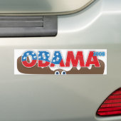Stem op Obama - Red een eland! Bumpersticker (Op auto)