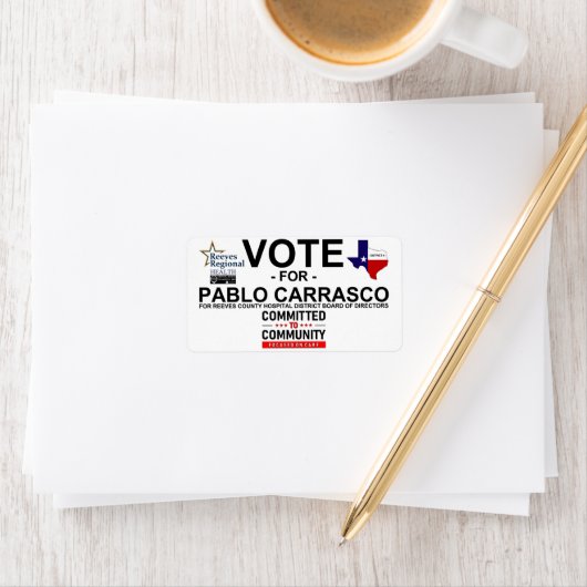 Stem op Pablo Carrasco Etiket (Insitu)