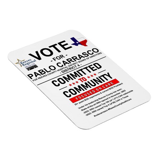 Stem op Pablo Carrasco Magneet (Rechterzijde)