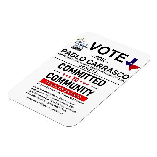 Stem op Pablo Carrasco Magneet (Linkerzijde)