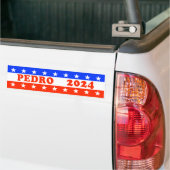 Stem op Pedro 2024 Grappig Politiek Bumpersticker (Op Truck)