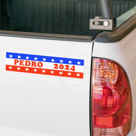 Stem op Pedro 2024 Grappig Politiek Bumpersticker (Op Truck)
