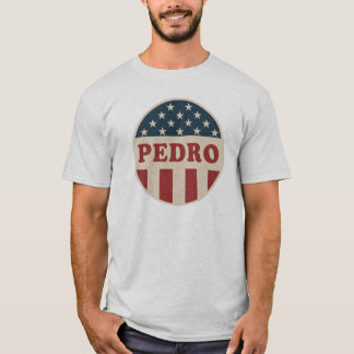 Stem op Pedro Klassieke Retro Amerikaanse Kiezersk T-shirt