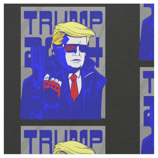 Stem op president Donald Trump Stof (Close Up)