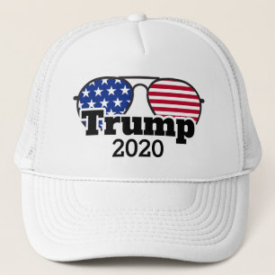 Stem op rood wit en blauw Trump 2020 Trucker Pet