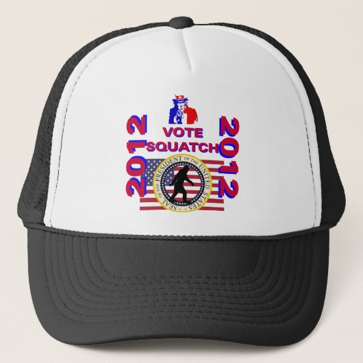 Stem op Squatch 2010 Trucker Pet (Voorkant)