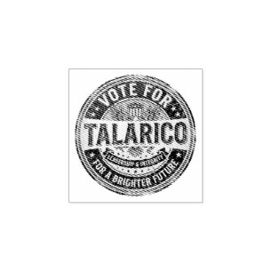 Stem op Talarico Democratische verkiezing Rubberstempel