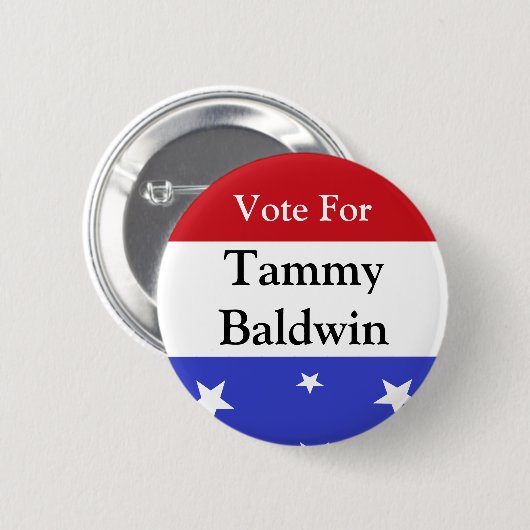 Stem op Tammy Baldwin Button (Voorkant /achterkant)