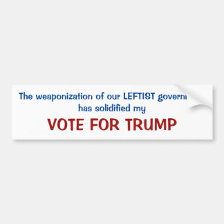 STEM OP TRUMP BUMPERSTICKER