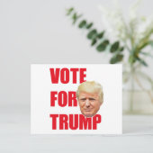 Stem op Trump Feestdagenkaart (Staand voorkant)