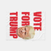 Stem op trump  fleece deken (Voorkant (Horizontaal))
