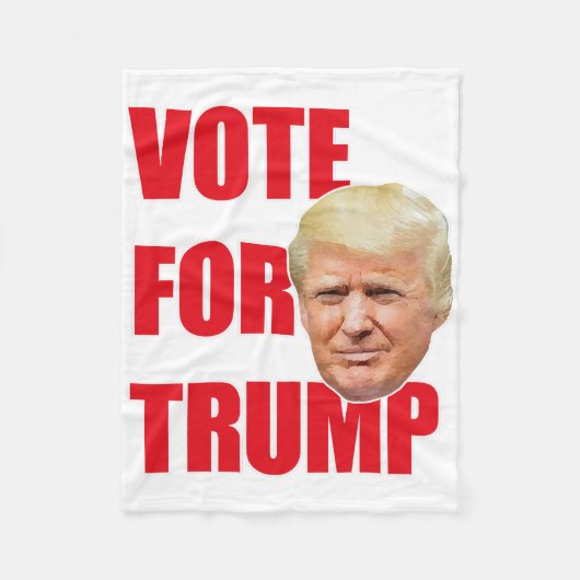 Stem op trump  fleece deken (Voorkant)