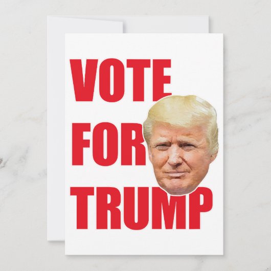 Stem op trump kaart (Voorkant)