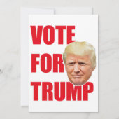 Stem op trump kaart (Achterkant)