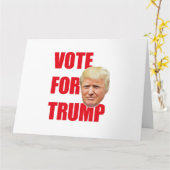 Stem op Trump Kaart (Gele Bloem)