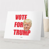 Stem op Trump Kaart (Achterkant)
