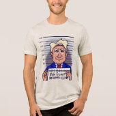 Stem op Trump Mannen Tri-Blend Shirt (Voorkant)