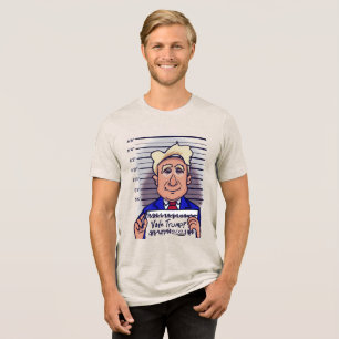 Stem op Trump Mannen Tri-Blend Shirt
