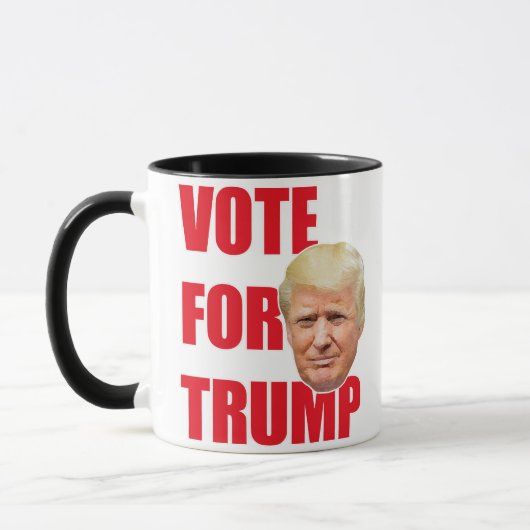 Stem op trump mok (Links)