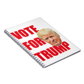 Stem op Trump Notitieboek (Rechterzijde)