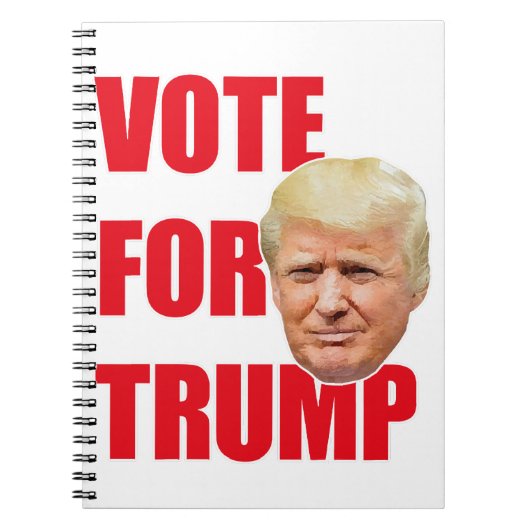Stem op Trump Notitieboek (Voorkant)