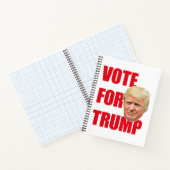 Stem op Trump Notitieboek (Binnen)