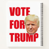 Stem op Trump Notitieboek (Achterkant)