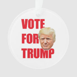 Stem op Trump Ornament