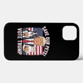 Stem op Trump Red onze huisdieren Katten Honden 20 Case-Mate iPhone Case (Achterkant (horizontaal))